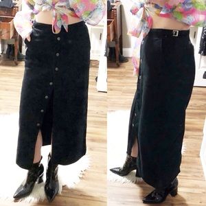 Ralph Lauren Black Denim Skirt